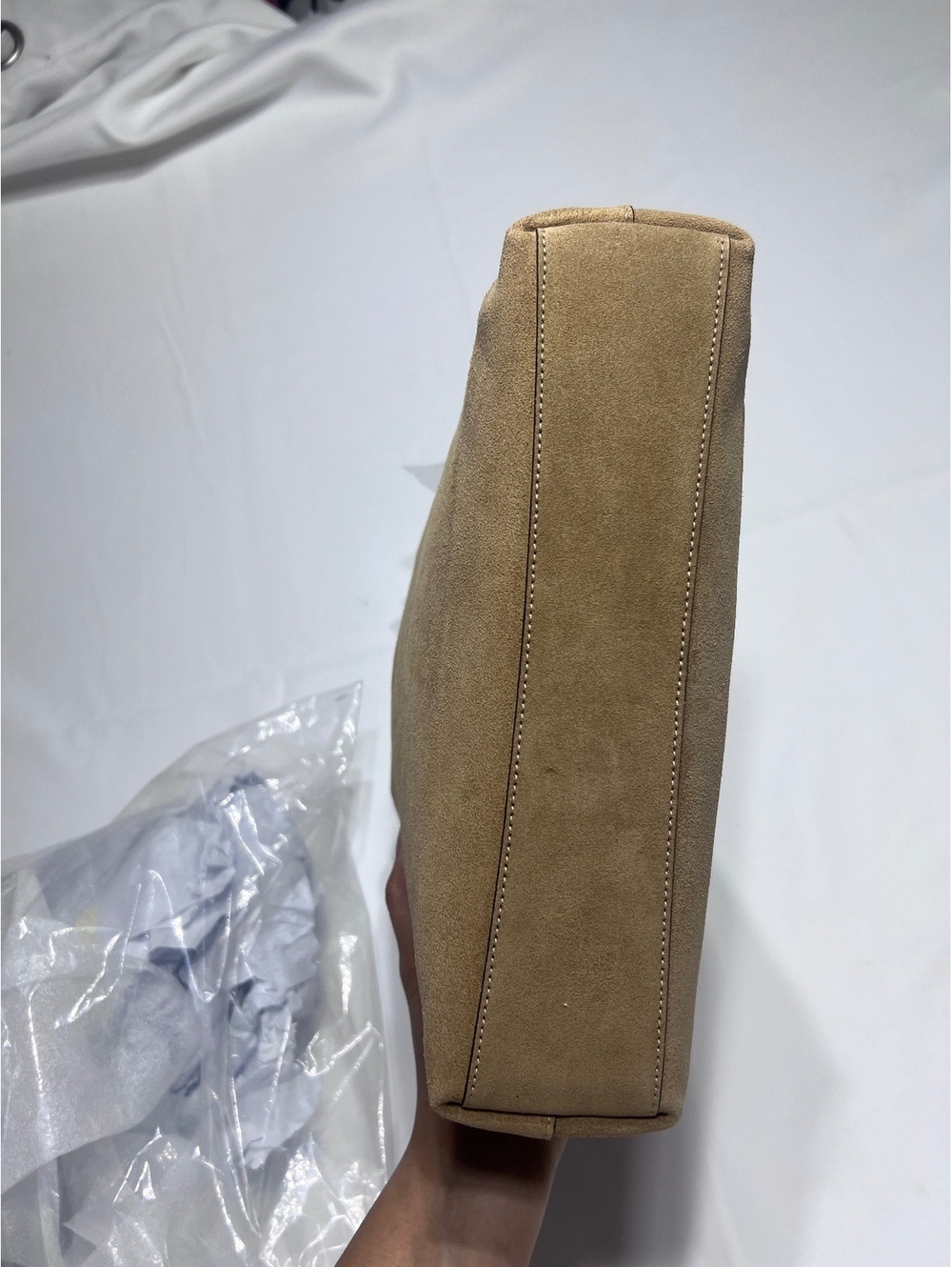 Coach Suede Shoulder Bag in Chestnut Sand - Picture 8 of 9